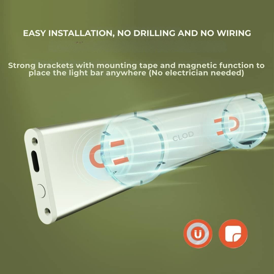 Glow LED light bar