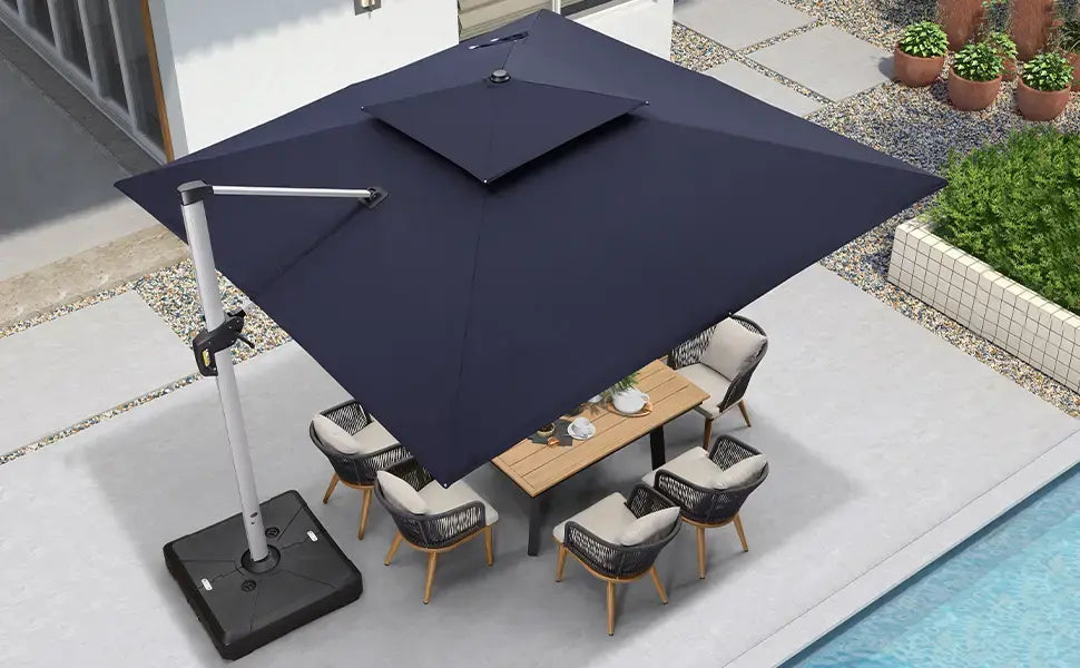 SunGlide™ terrasseparasoll