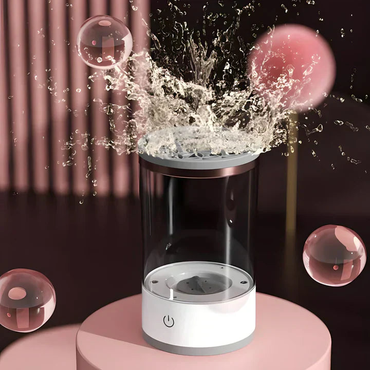 Electric makeup brush cleaner