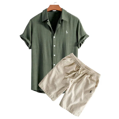 RL™ SKJORTE OG SHORTS I LIN