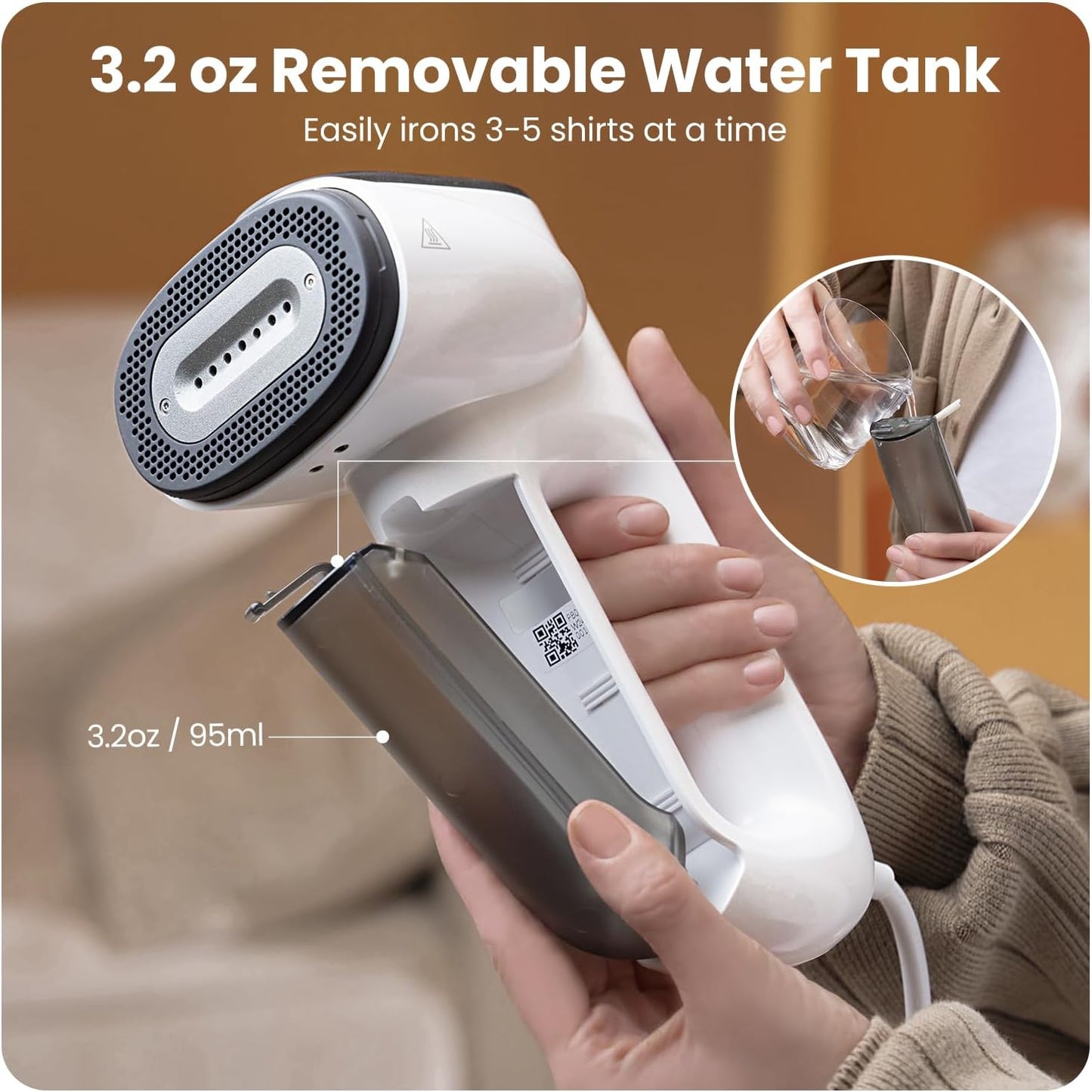 STEAMIFY™ Professional Steam Iron with Suction Function – No Wrinkles in Seconds