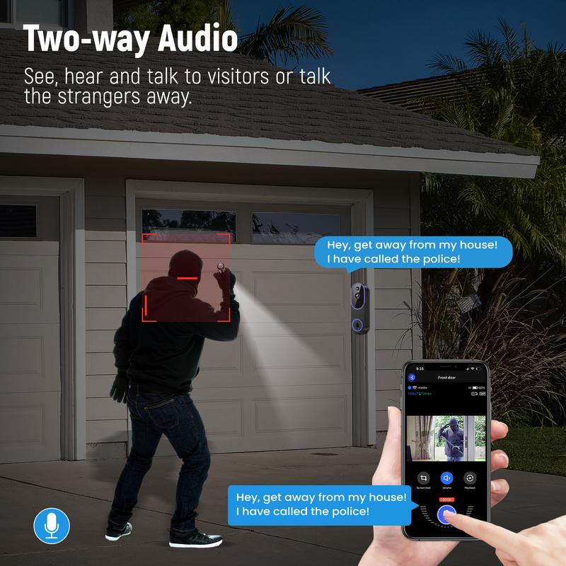 1080P Wireless Video Doorbell Camera