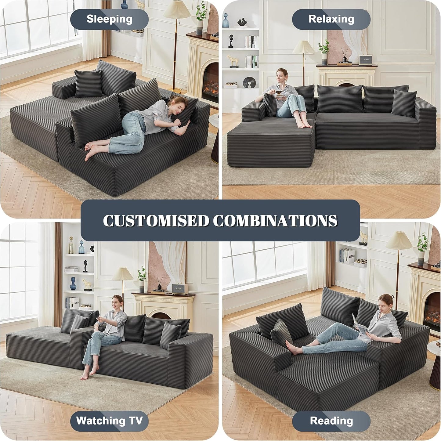 Lumen Boneless Cloud Couch "NINE"