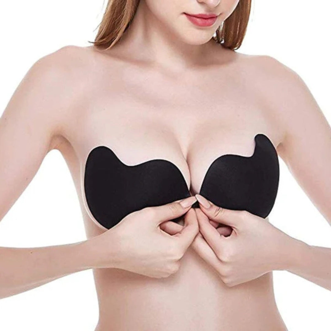 Sett med 2 selvklebende push-up-bh-er