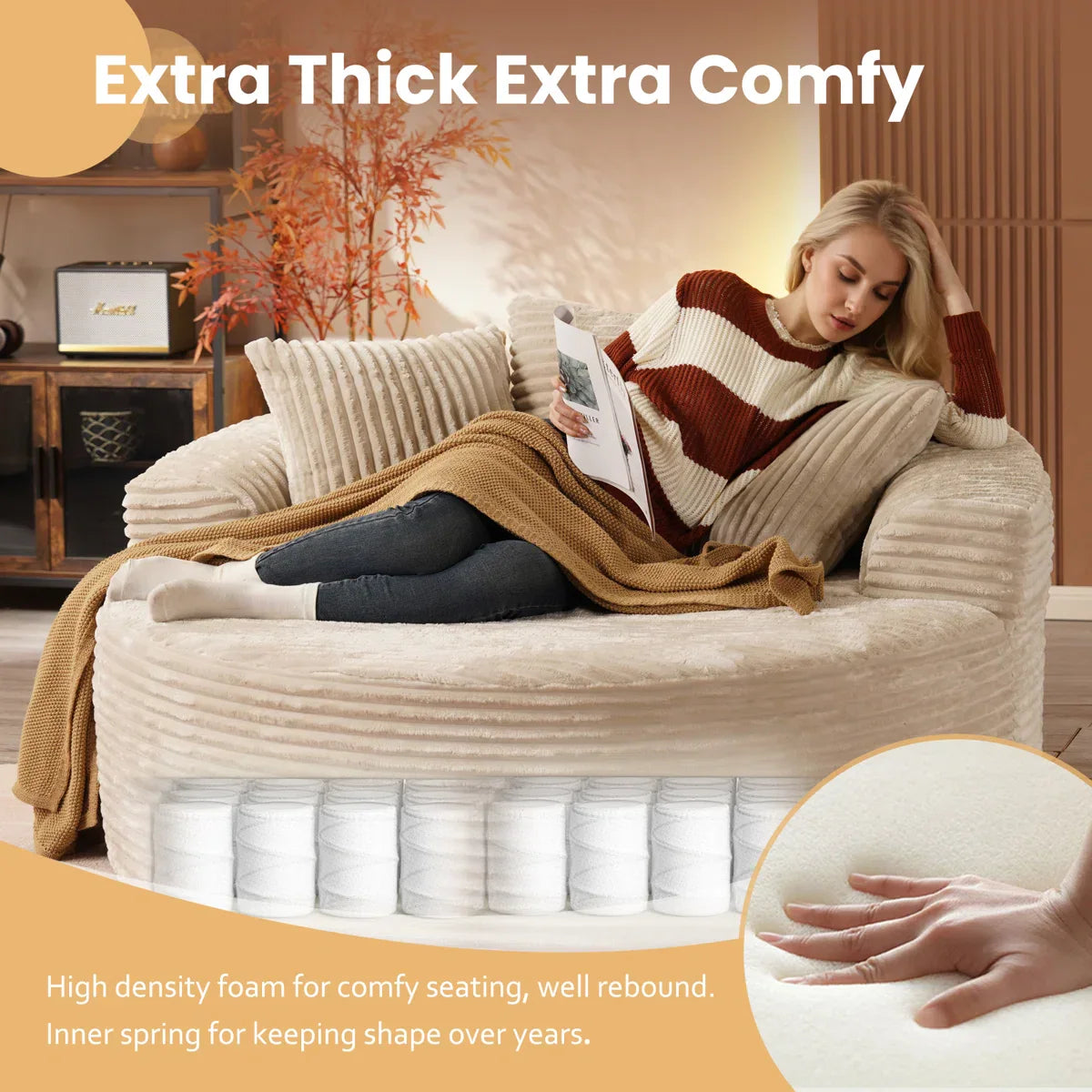 Lumen Round Foam Chair