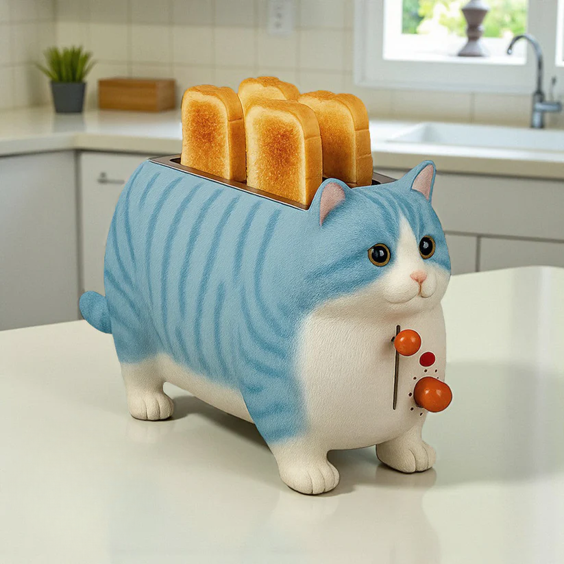 KittyToast Toaster – A purr-fect breakfast treat!