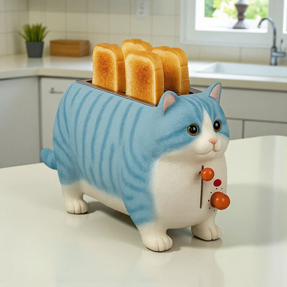 KittyToast Toaster – A purr-fect breakfast treat!