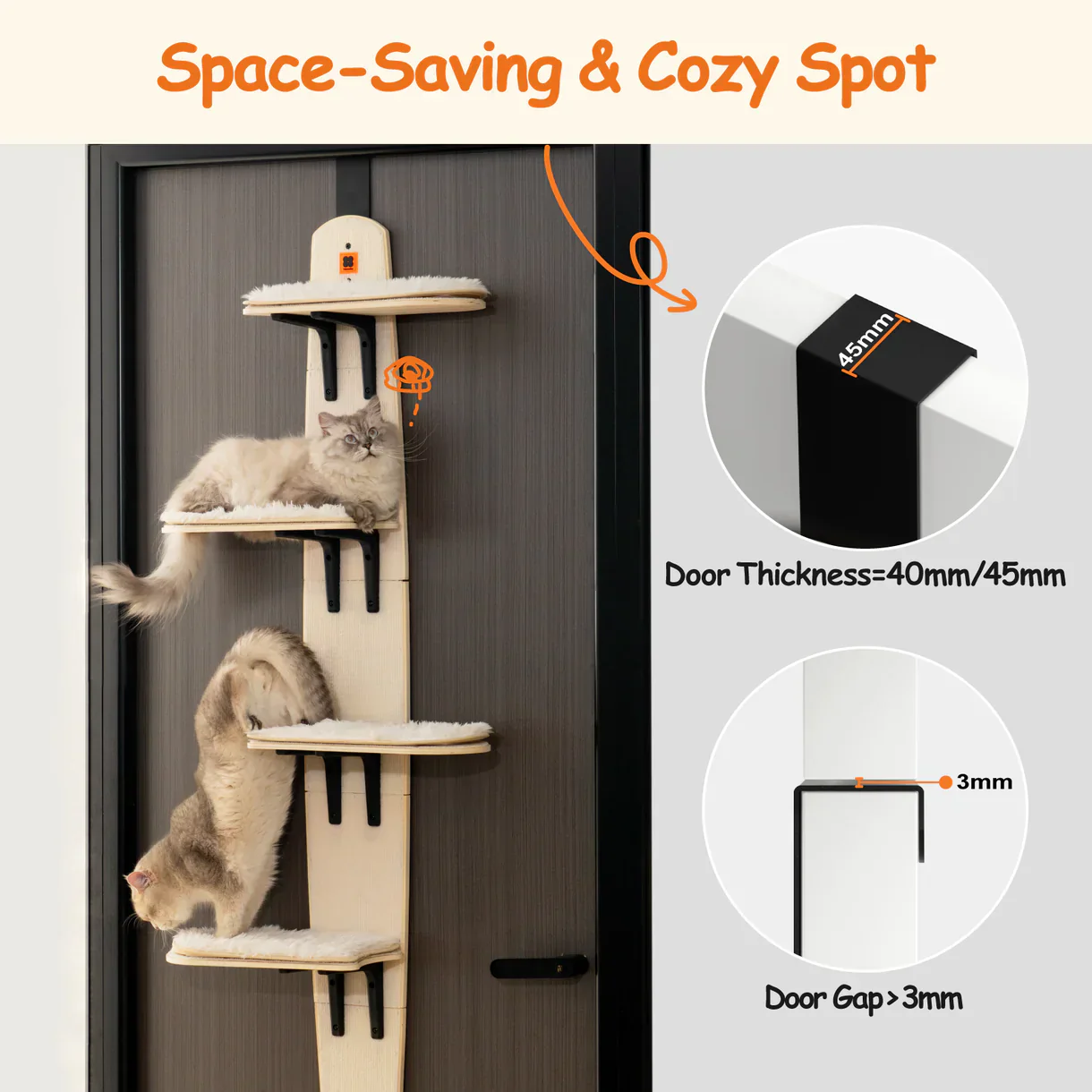 Griffix® - Cat tree to hang on the door