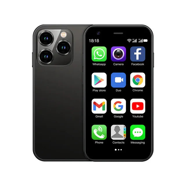 Mini-smarttelefon | For unge og gamle (+GRATIS ETUI)