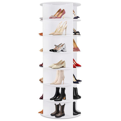 Lumen 360° Rotating Shoe Rack Tower