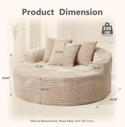 Lumen Round Foam Chair