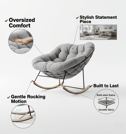 Bouncy Oversized Rocking Chair