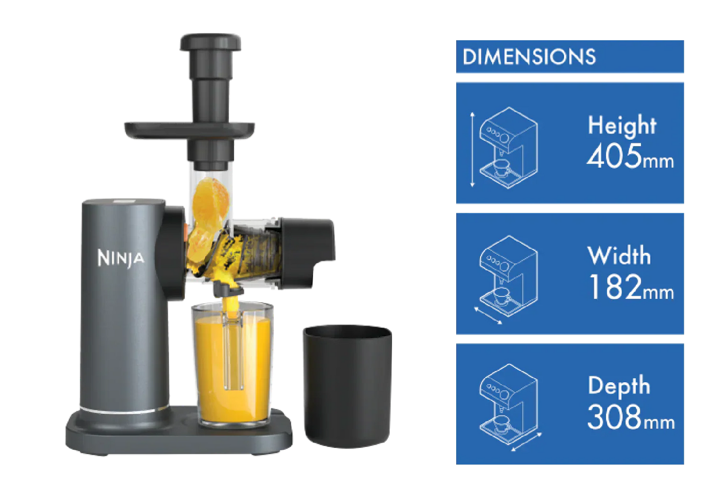 Ninja NEVERCLOG Cold Press Juicer