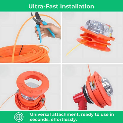 G50 PRO Ultra-Resistant Brushcutter Head – Clean and Quick Cutting for Garden Maintenance