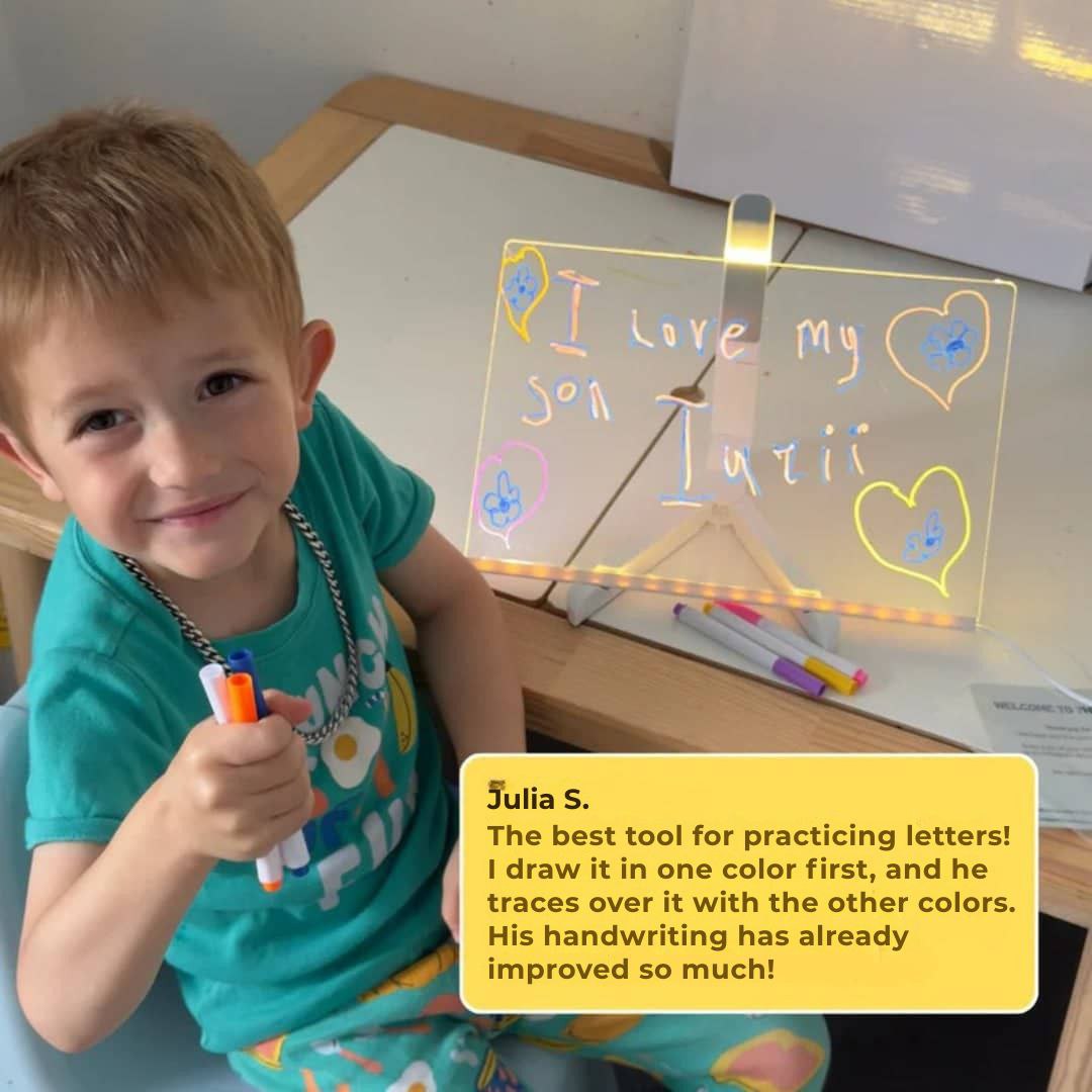 LED drawing board for children