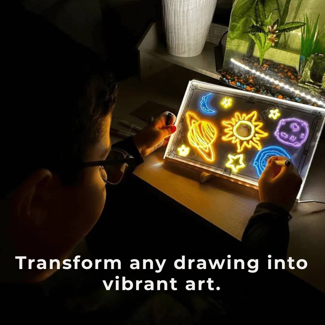 LED drawing board for children