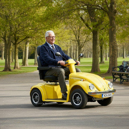 Scooter électrique inspiré du scarabée